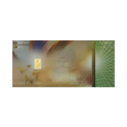 KaratPay Banknote w/Nadir .9999, 1/10th Gram  (3)