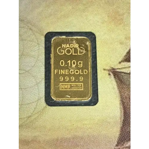 KaratPay Banknote w/Nadir .9999, 1/10th Gram  (4)