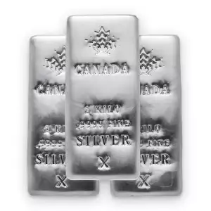 Leaf Silver Bar 1 Kilo - Poured (2)