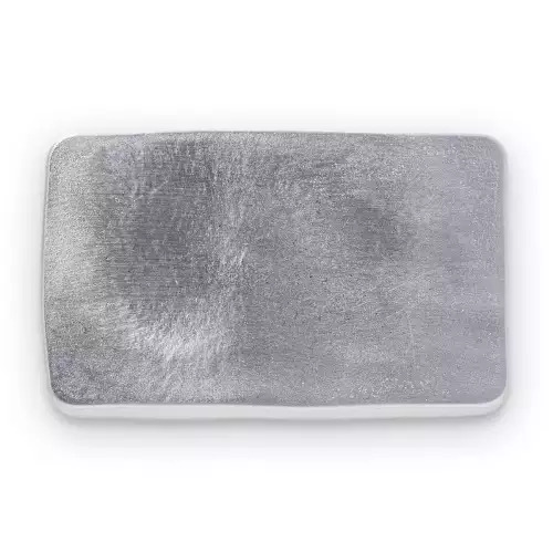 Leaf Silver Bar 10 oz - Poured (3)