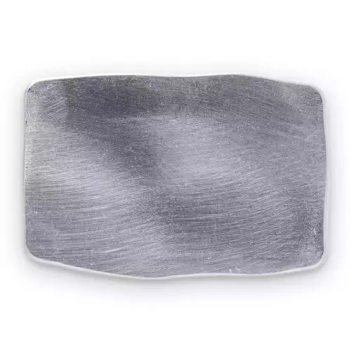 Leaf Silver Bar 5 oz - Poured (3)