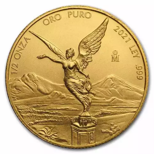 Mexican Gold Libertad, 1/2 oz - Backdated (2)