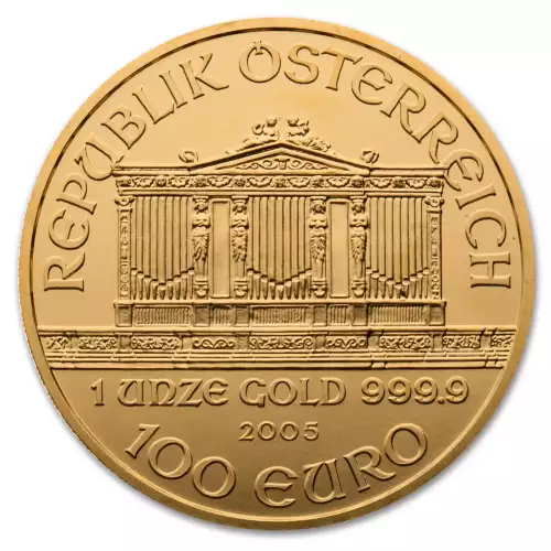 Misc. Dated (Backdated) Austrian Gold Philharmonic 1 oz .9999 (4)