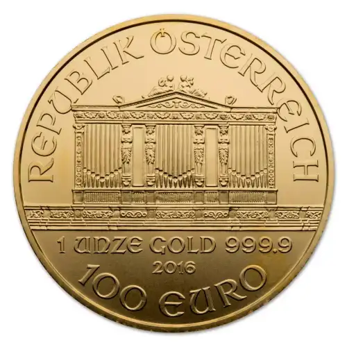Misc. Dated (Backdated) Austrian Gold Philharmonic 1 oz .9999 (3)
