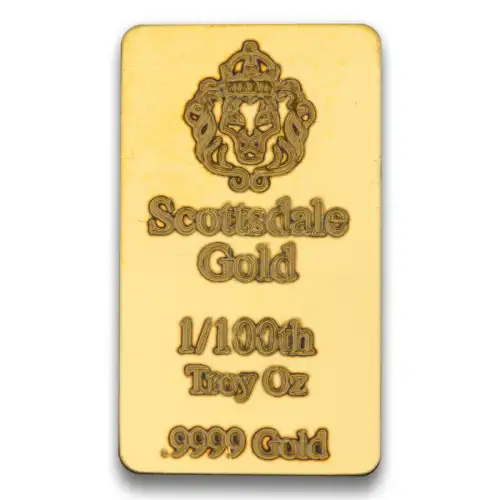Misc. Minted Gold Bar, 1/100 oz (4)