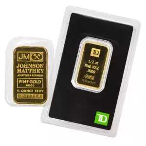 Misc Minted Gold Bar, 1/2 oz (2)