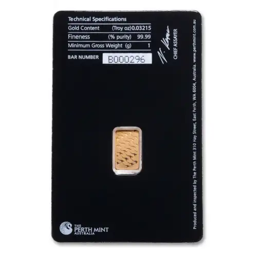 Misc. Minted Gold Bar, 1 gram (2)