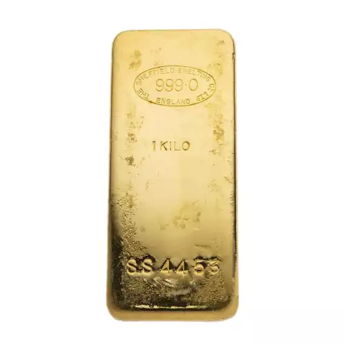 Misc Minted Gold Bar, 1 Kilo .999/.9999 (4)