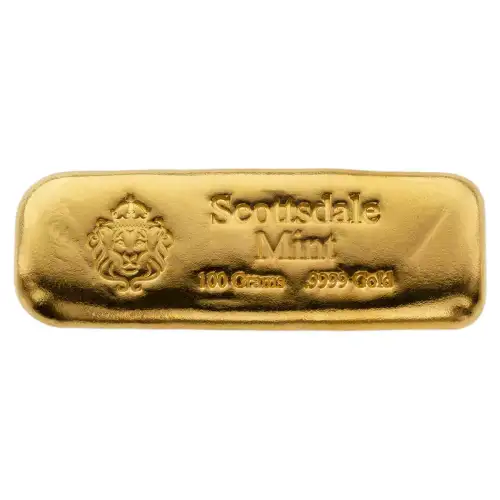 Misc Minted Gold Bar, 100 gram (5)