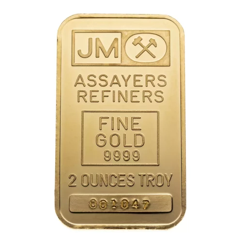 Misc Minted Gold Bar, 2 oz (2)