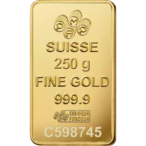 Misc Minted Gold Bar, 250 gram (3)