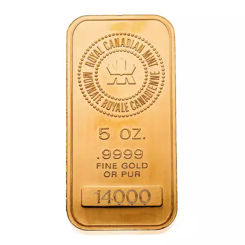 Misc Minted Gold Bar, 5 oz