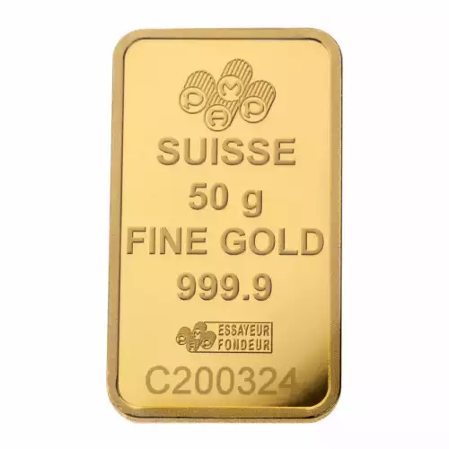 Misc Minted Gold Bar, 50 gram (2)