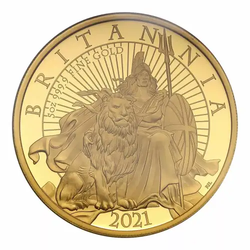 Misc. Minted Gold Coin, 5 oz  (2)