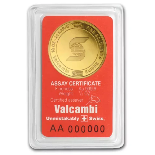Misc Minted Gold Round, 1/2 oz