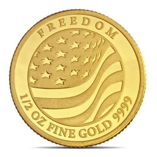 Misc Minted Gold Round, 1/2 oz (5)
