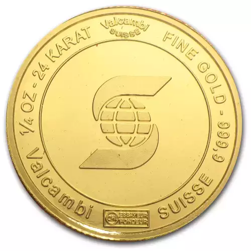 Misc Minted Gold Round, 1/4 oz  (4)