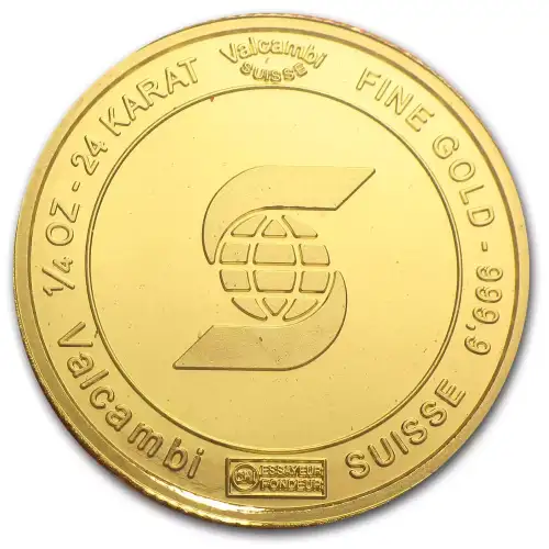 Misc Minted Gold Round, 1/4 oz  (4)