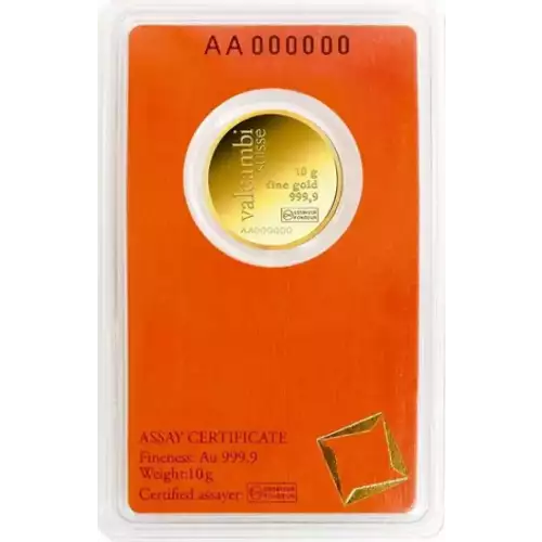 Misc Minted Gold Round, 10 gram