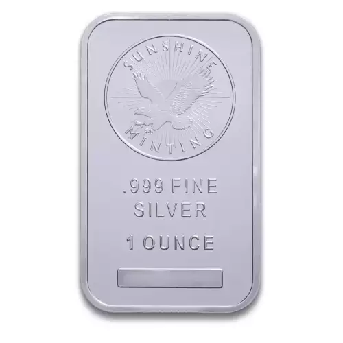 Misc. Minted Silver Bar, 1 oz (2)