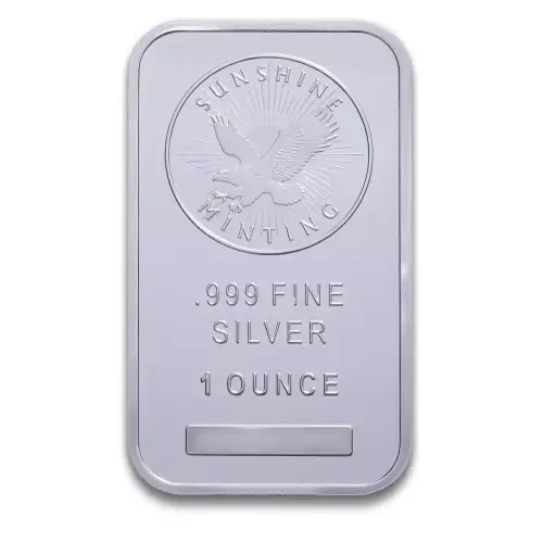 Misc. Minted Silver Bar, 1 oz (2)