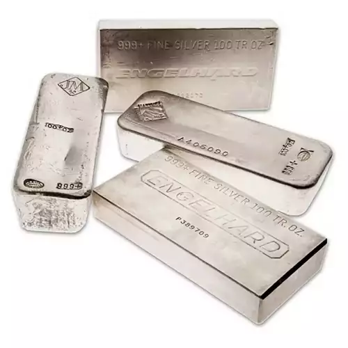 Misc. Minted Silver Bar 100 oz (5)