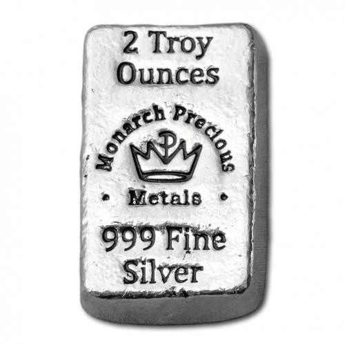 Misc. Minted Silver Bar, 2 oz