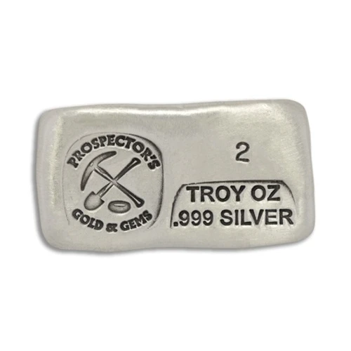 Misc. Minted Silver Bar, 2 oz (3)