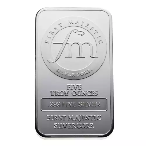 Misc Minted Silver Bar, 5 oz