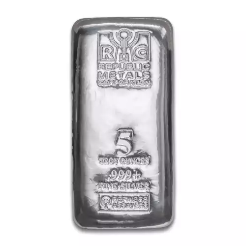 Misc. Minted Silver Bar, 5 oz (4)