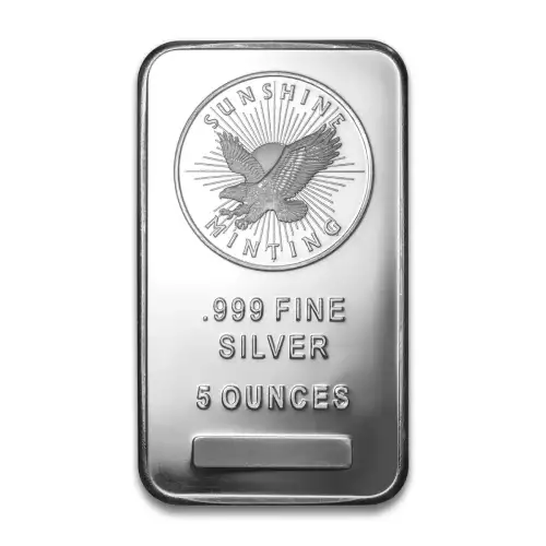 Misc. Minted Silver Bar, 5 oz (5)