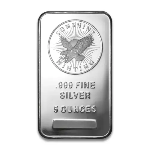 Misc. Minted Silver Bar, 5 oz (5)
