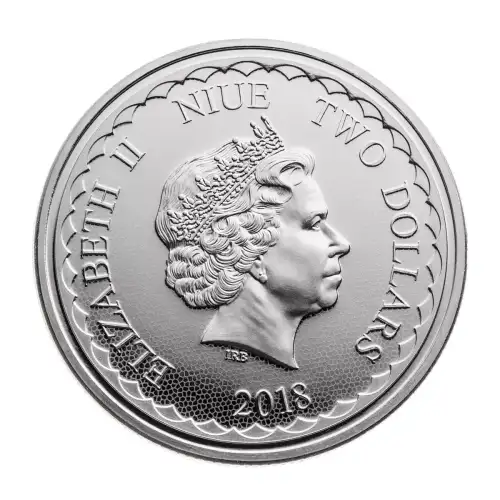 Niue Silver Double Dragon 1 oz Coin - 2018 (2)