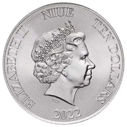 Niue Silver Tree of Life 5 oz Coin - Misc. Dated (3)