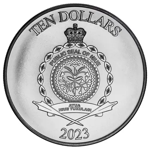 Niue Silver Tree of Life 5 oz Coin - Misc. Dated (2)