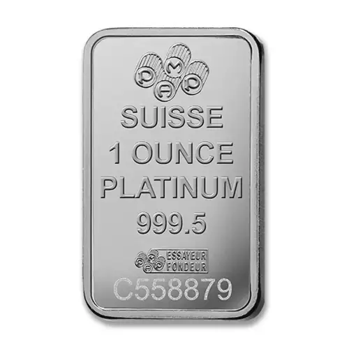 PAMP Fortuna Platinum Bar 1 oz .9995 (3)