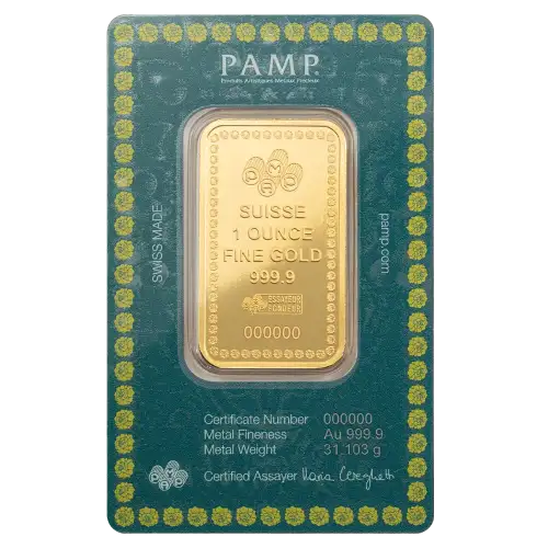 PAMP Gold Bar - Diwali Lakshmi & Rangoli Art, 1oz (5)