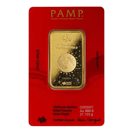 PAMP Gold Bar - Year of the Dragon, 1oz - 2024 (2)