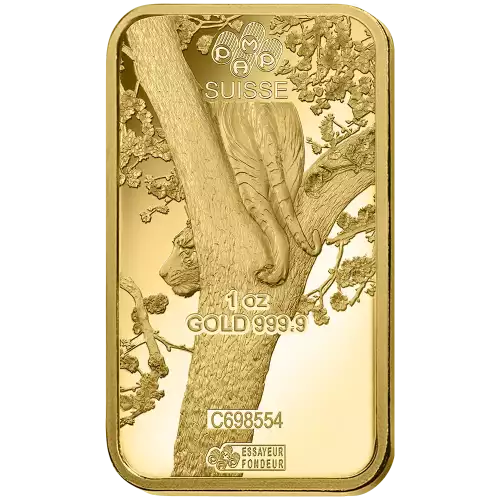 PAMP Gold Bar - Year of the Tiger, 1oz - 2022