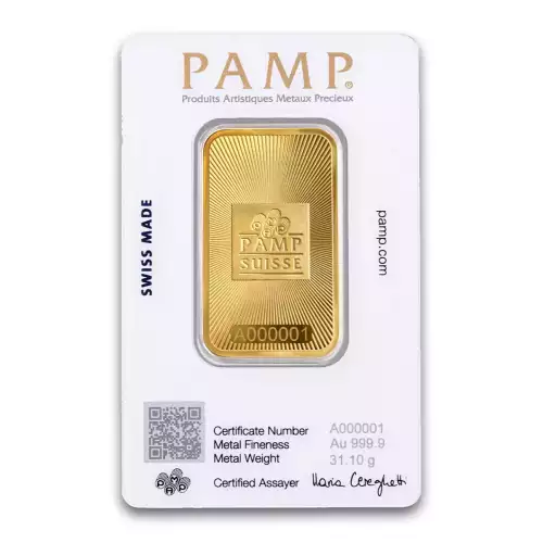 PAMP (MKS) Gold Bar, 1 oz .9999 (2)