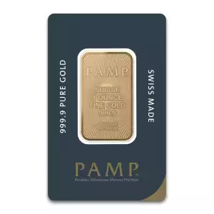 PAMP (MKS) Gold Bar, 1 oz .9999