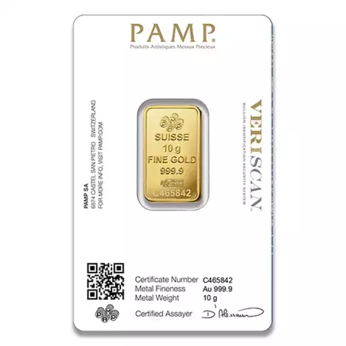 PAMP Suisse Fortuna Gold Bar, 10 gram (4)