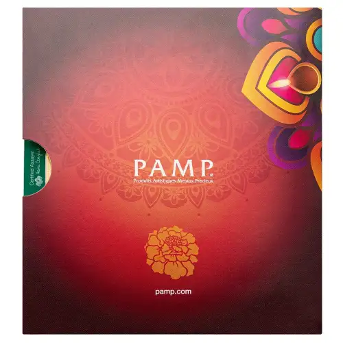PAMP Suisse Gold MultiGram Sheet - Diwali w/Rangoli Art, 25 x 1 gram (4)