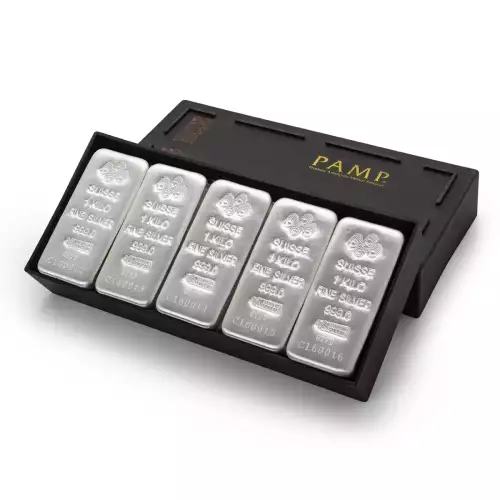 PAMP Suisse Silver Bar - 1 Kilo   (4)