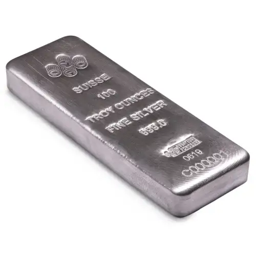 PAMP Suisse Silver Bar - 100 oz (8)