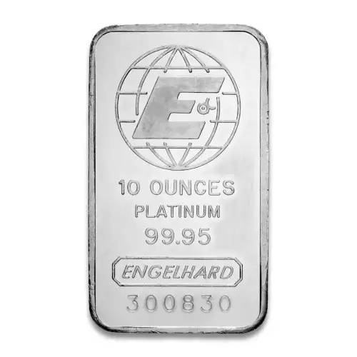 Platinum Bar 10 oz - Misc. Minted