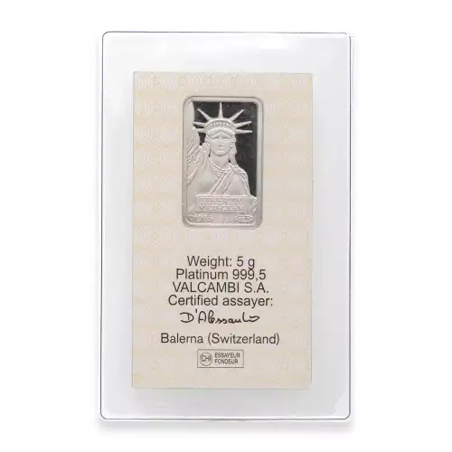Platinum Bar 5 gram - Misc Minted (3)