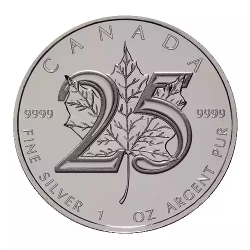 RCM 1 oz Silver 25th Anniversary - 2013