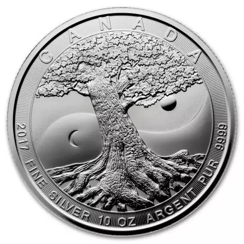 RCM 10oz Silver Coin, Tree of Life - 2017 (2)