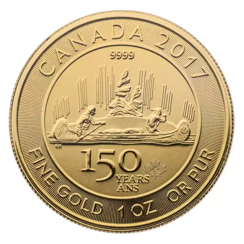 RCM 1oz Gold Canada 150 Voyageur - 2017 (4)